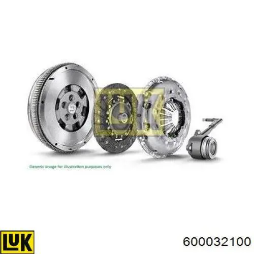 Купити 600032100 LUK Комплект зчеплення (диск, корзина, підшипник)