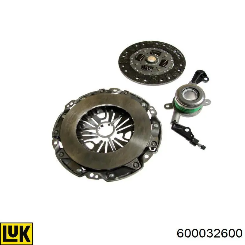 Купити 600032600 LUK Комплект зчеплення (диск, корзина, підшипник)