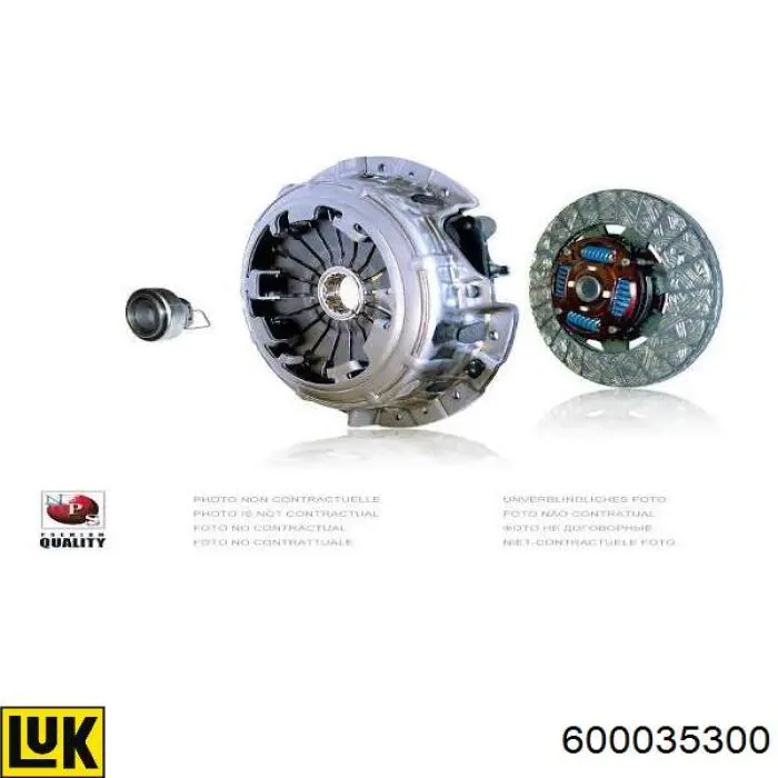 Комплект зчеплення (3 частини) LUK 600035300 ціна, від 879.77 USD