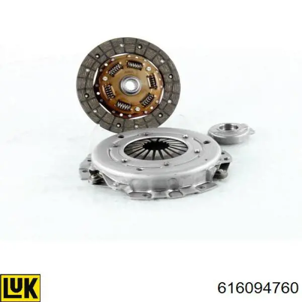 Комплект зчеплення (3 частини) LUK 616094760 ціна, від 82.28 USD