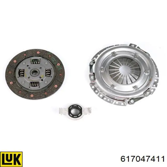 Комплект зчеплення (3 частини) LUK 617047411 ціна, від 58.56 USD