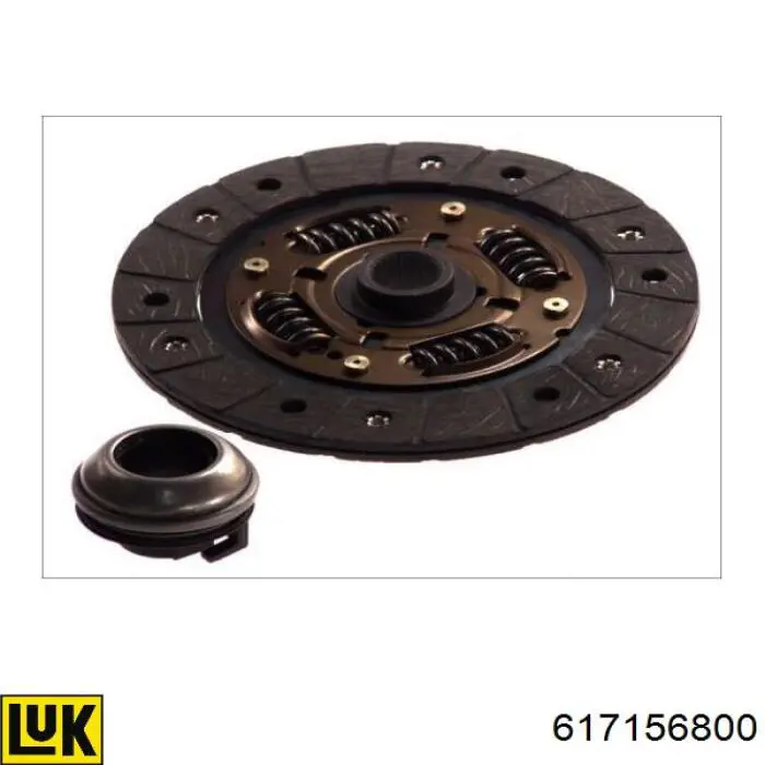 Комплект зчеплення (3 частини) LUK 617156800 ціна, від 61.34 USD