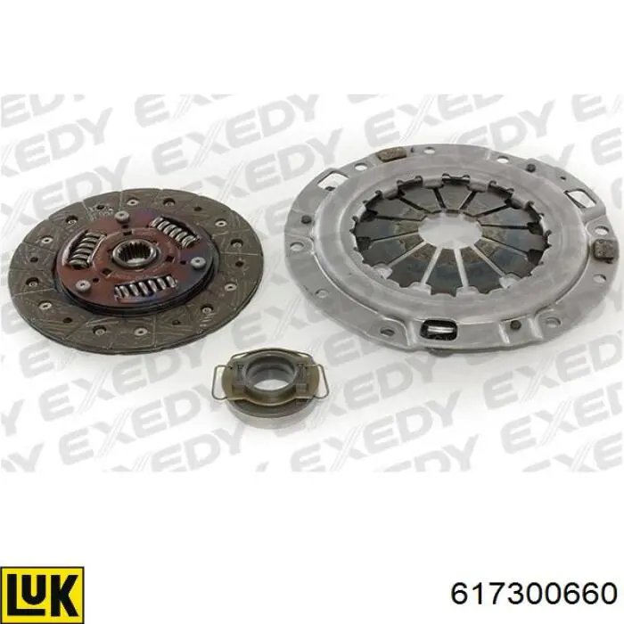 Комплект зчеплення (3 частини) LUK 617300660 ціна, від 60.61 USD