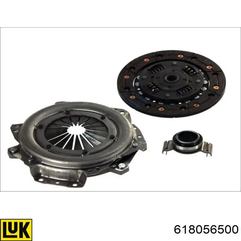 Комплект зчеплення (3 частини) LUK 618056500 ціна, від 63.14 USD
