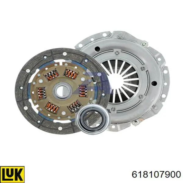 Комплект зчеплення (3 частини) LUK 618107900 ціна, від 57.89 USD