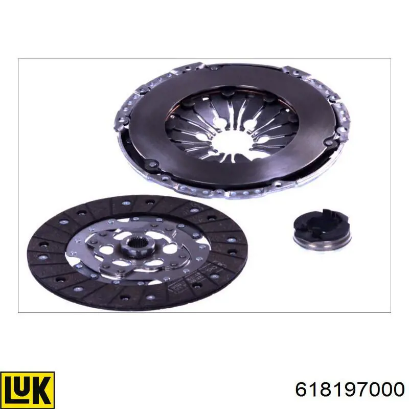 Купити ADV183091 Blue Print Комплект зчеплення (диск, корзина, підшипник)