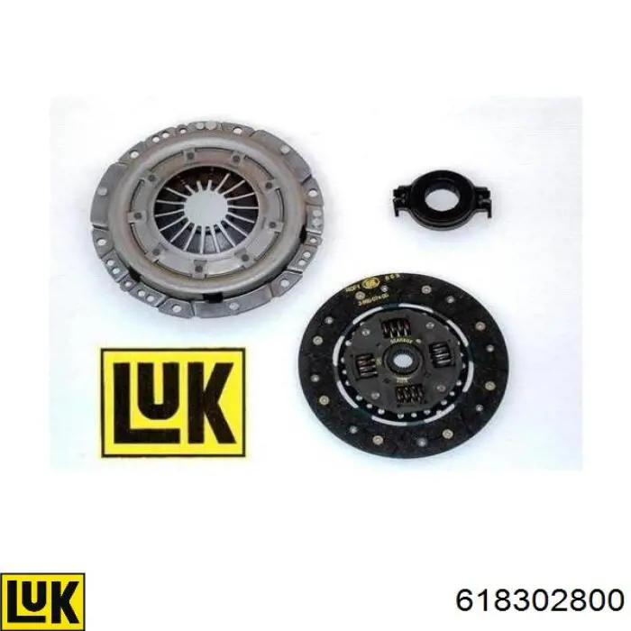 Комплект зчеплення (3 частини) LUK 618302800 ціна, від 65.20 USD