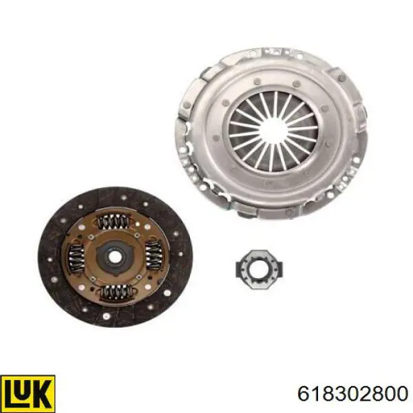 Купити 618302800 LUK Комплект зчеплення (диск, корзина, підшипник)