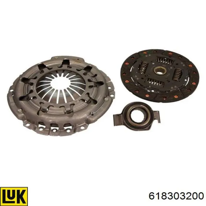 Комплект зчеплення (3 частини) LUK 618303200 ціна, від 86.03 USD