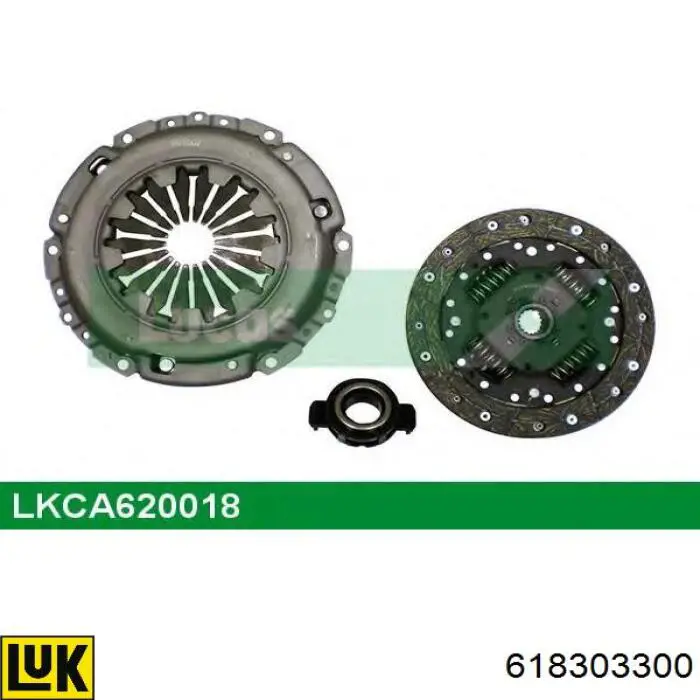 Купити 618303300 LUK Комплект зчеплення (диск, корзина, підшипник)