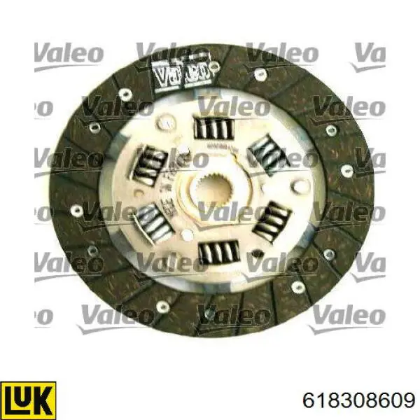 Комплект зчеплення (3 частини) LUK 618308609 ціна, від 114.60 USD