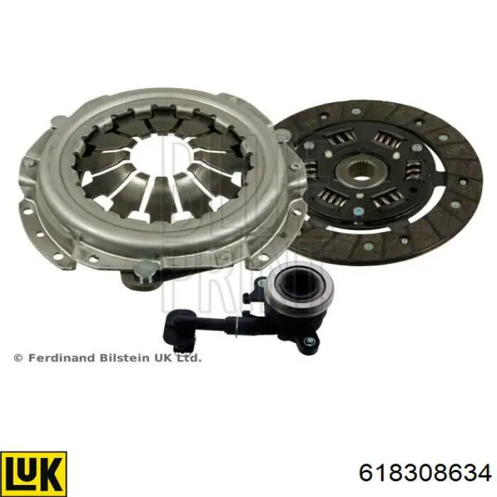 Комплект зчеплення (3 частини) LUK 618308634 ціна, від 159.25 USD