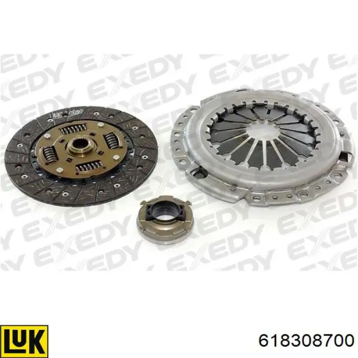 Комплект зчеплення (3 частини) LUK 618308700 ціна, від 62.83 USD