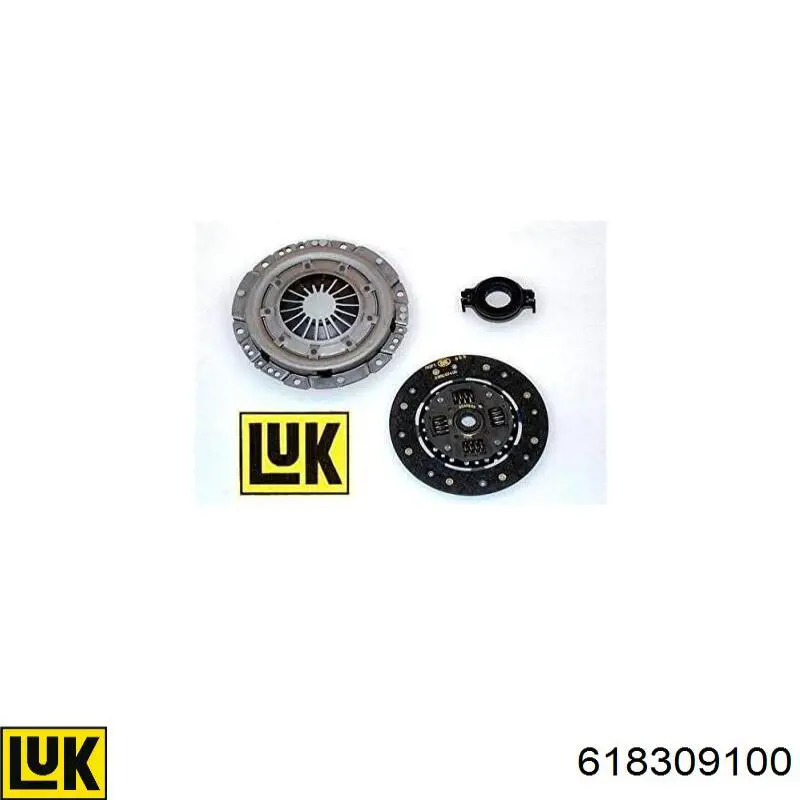 Купити 618309100 LUK Комплект зчеплення (диск, корзина, підшипник)