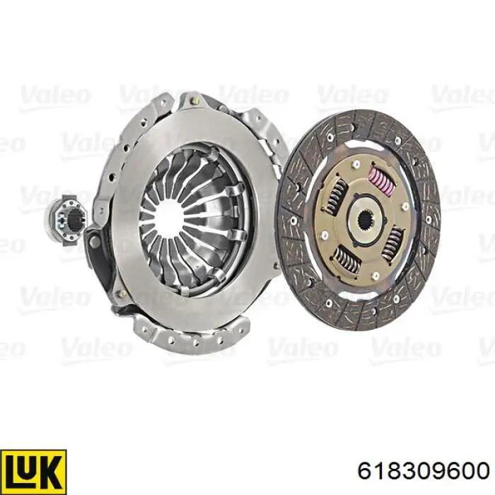 Купити 618309600 LUK Комплект зчеплення (диск, корзина, підшипник)