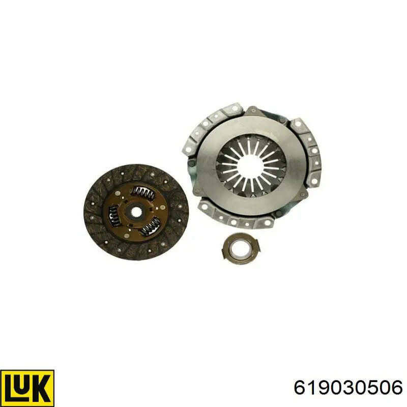 Комплект зчеплення (3 частини) LUK 619030506 ціна, від 57.77 USD