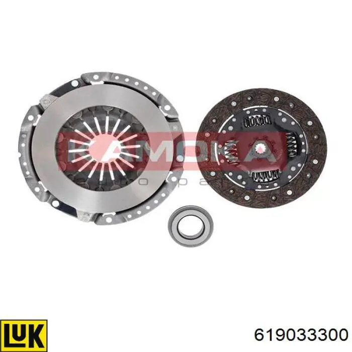 Купити 619033300 LUK Комплект зчеплення (диск, корзина, підшипник)