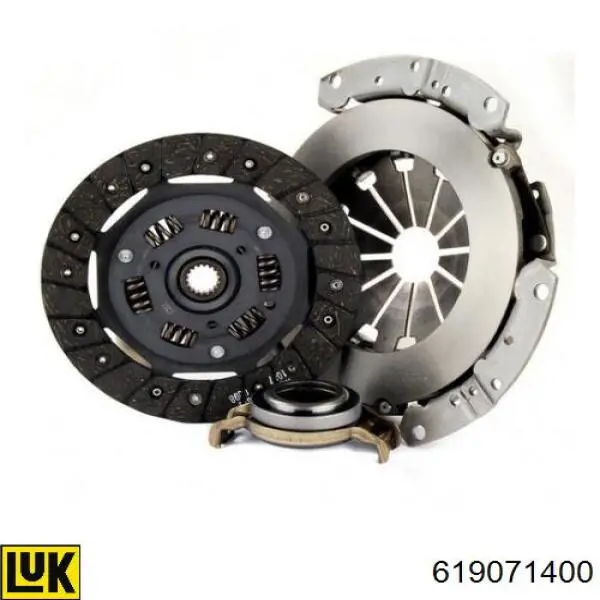 Комплект зчеплення (3 частини) LUK 619071400 ціна, від 91.31 USD