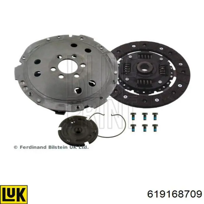 Купити ADV183009 Blue Print Комплект зчеплення (диск, корзина, підшипник)