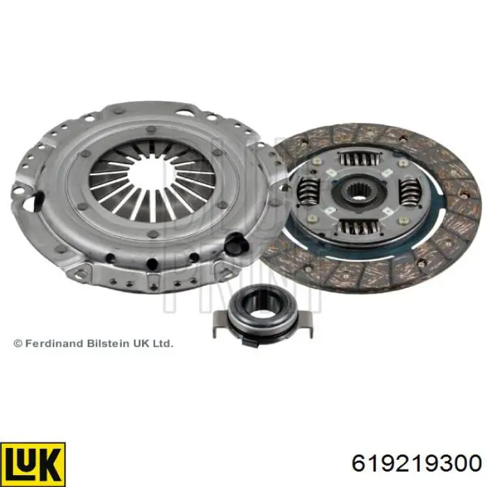 Комплект зчеплення (3 частини) LUK 619219300 ціна, від 83.43 USD