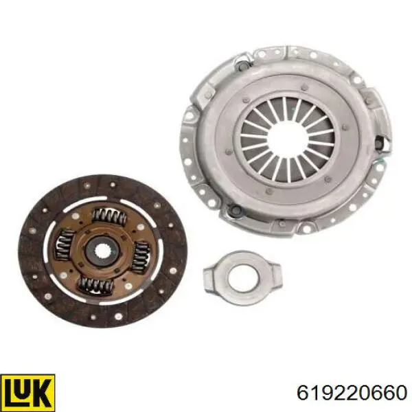 Комплект зчеплення (3 частини) LUK 619220660 ціна, від 92.58 USD