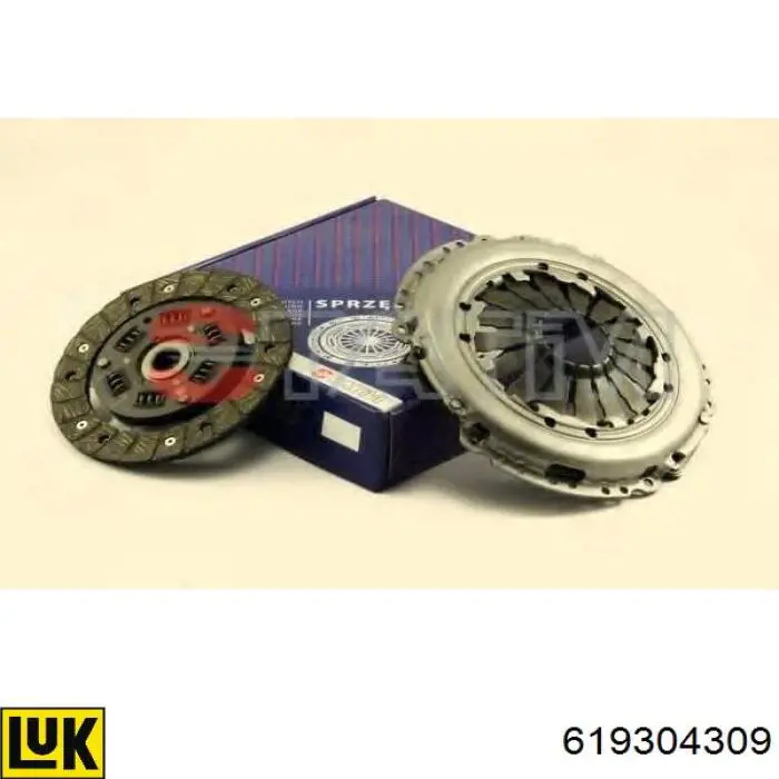 Комплект зчеплення (3 частини) LUK 619304309 ціна, від 96.13 USD