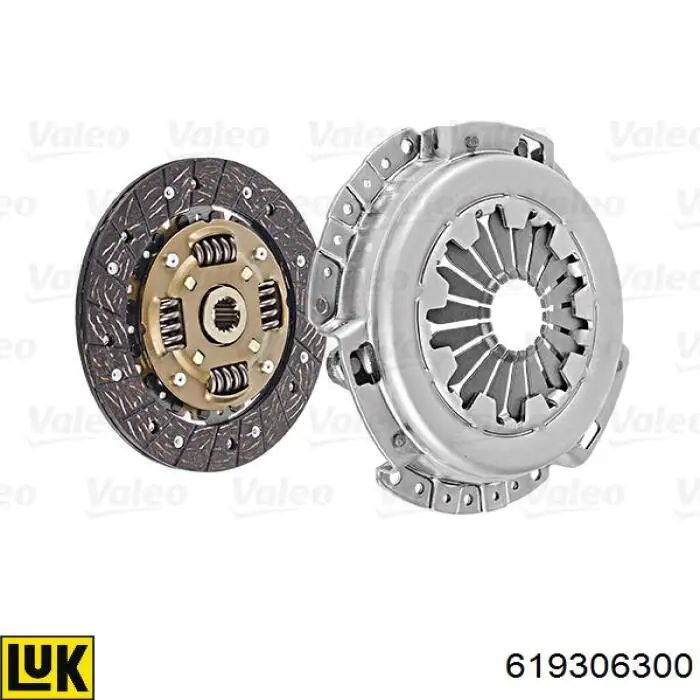 Купити 619306300 LUK Комплект зчеплення (диск, корзина, підшипник)