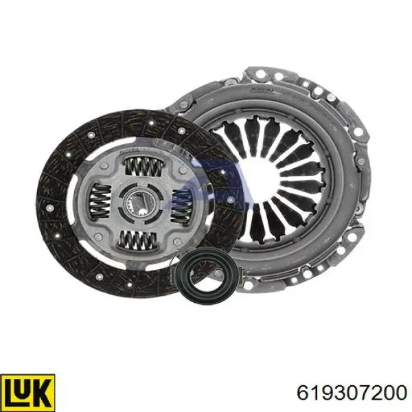 Комплект зчеплення (3 частини) LUK 619307200 ціна, від 122.21 USD