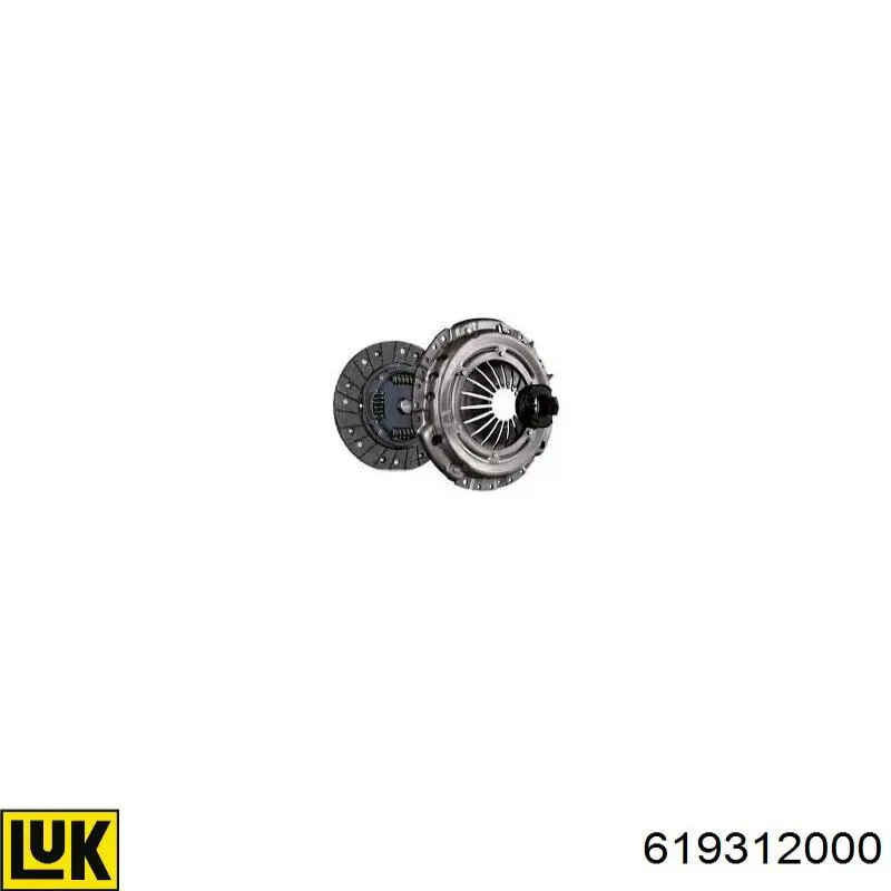 Комплект зчеплення (3 частини) LUK 619312000 ціна, від 107.72 USD