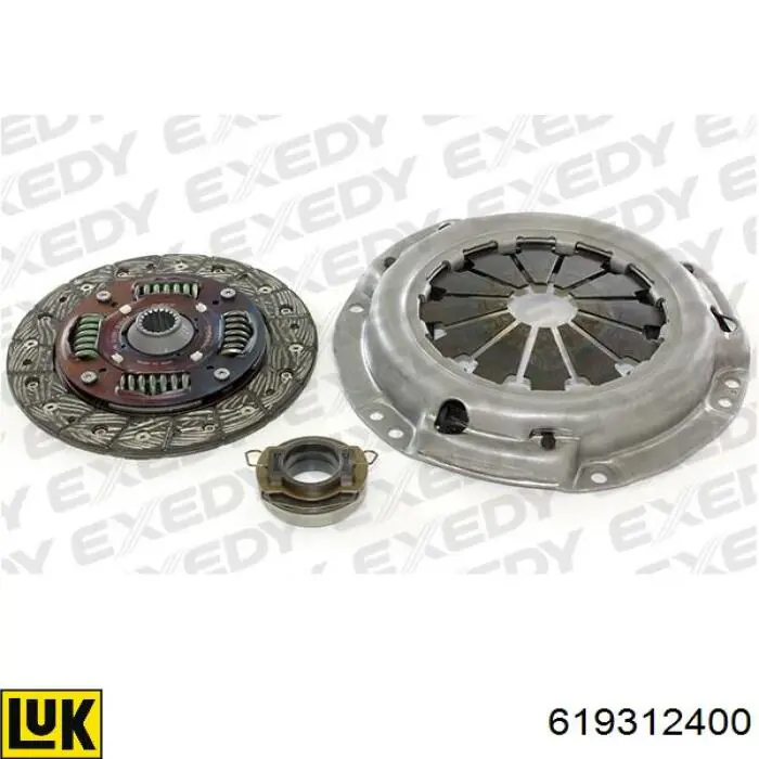 Комплект зчеплення (3 частини) LUK 619312400 ціна, від 160.87 USD