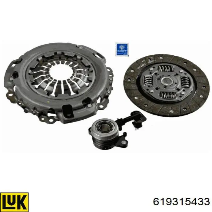619315433 LUK Зчеплення в зборі