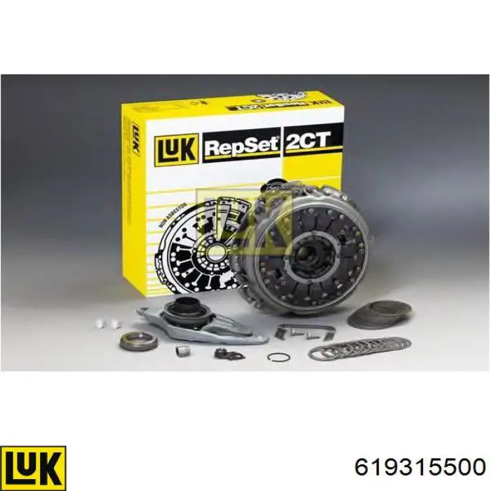 Комплект зчеплення (3 частини) LUK 619315500 ціна, від 145.50 USD