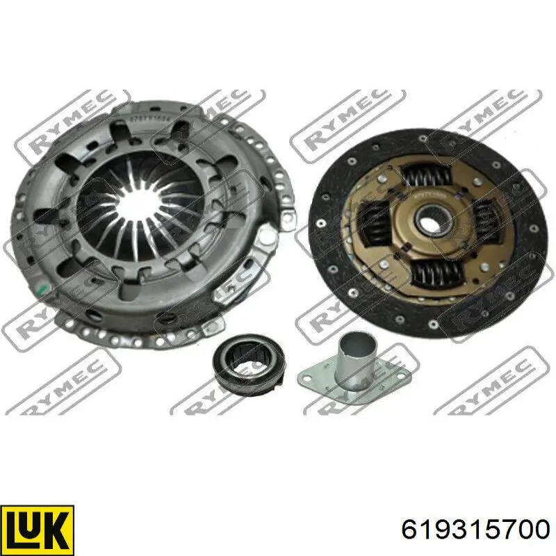 Комплект зчеплення (3 частини) LUK 619315700 ціна, від 110.21 USD