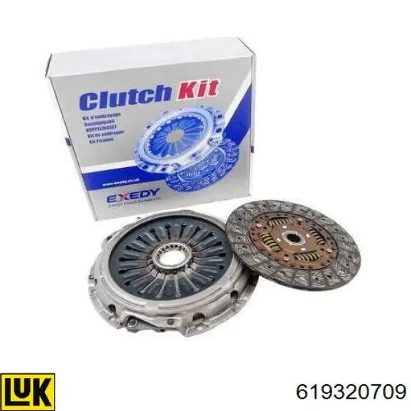Комплект зчеплення (3 частини) LUK 619320709 ціна, від 131.88 USD