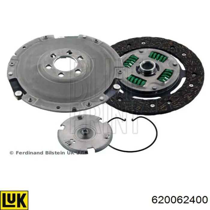 Комплект зчеплення (3 частини) LUK 620062400 ціна, від 70.48 USD