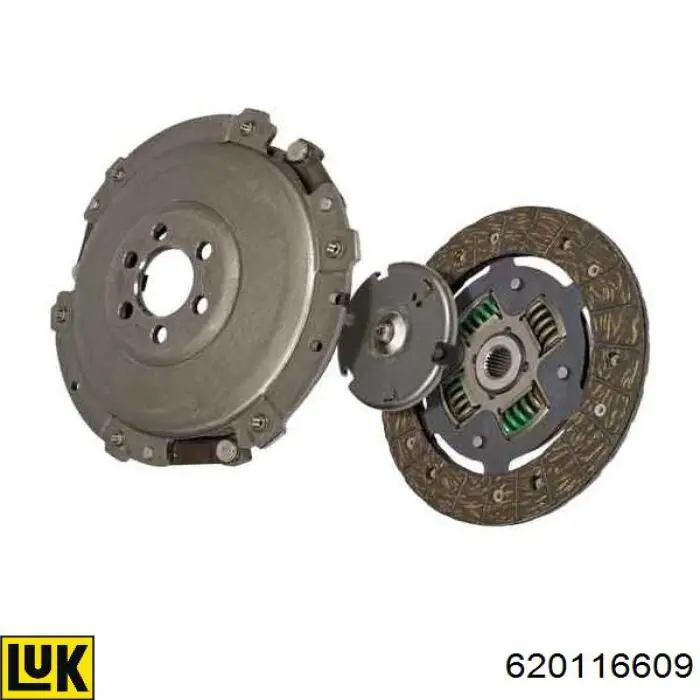 Комплект зчеплення (3 частини) LUK 620116609 ціна, від 86.99 USD