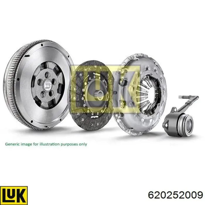 Купити 620252009 LUK Комплект зчеплення (диск, корзина, підшипник)