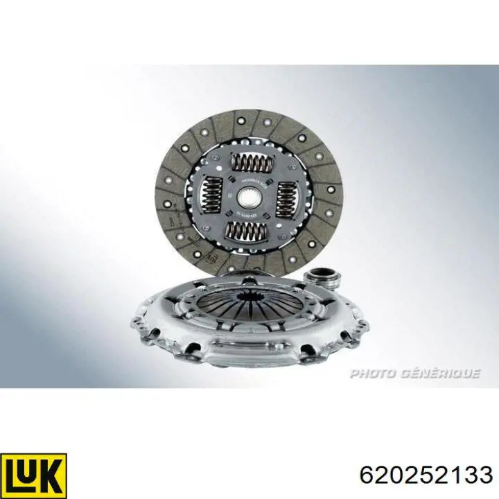 Комплект зчеплення (3 частини) LUK 620252133 ціна, від 292.17 USD