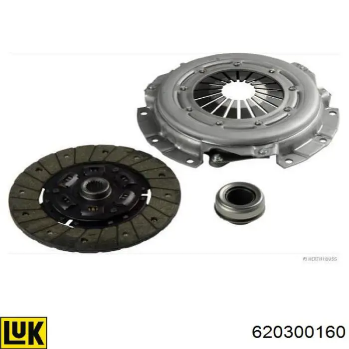 Комплект зчеплення (3 частини) LUK 620300160 ціна, від 110.78 USD
