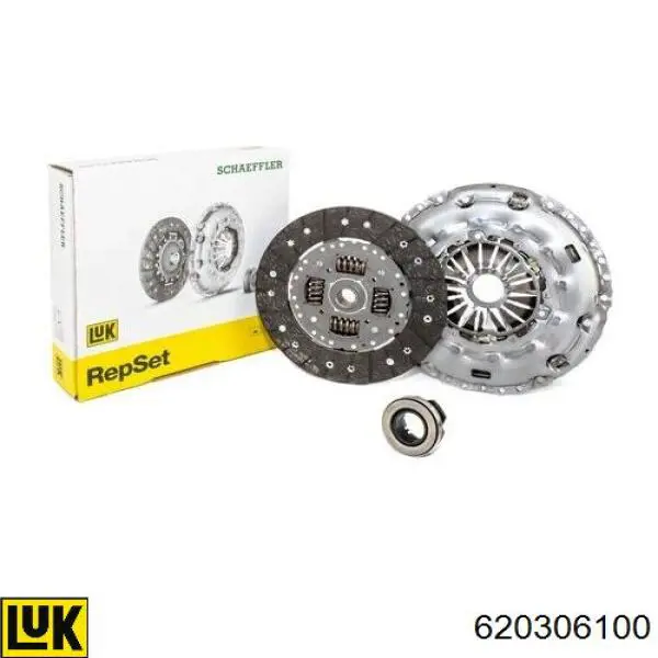 Комплект зчеплення (3 частини) LUK 620306100 ціна, від 91.76 USD