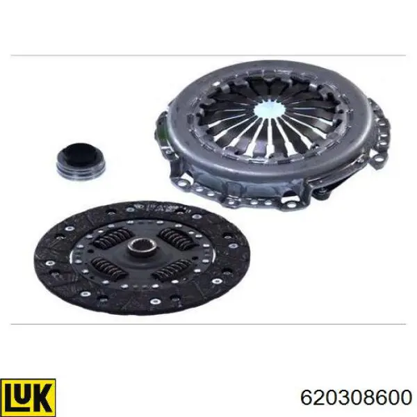 Комплект зчеплення (3 частини) LUK 620308600 ціна, від 138.51 USD