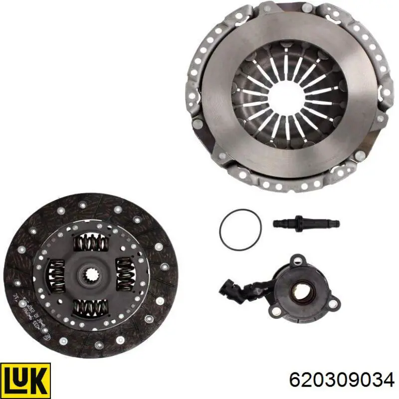 Комплект зчеплення (3 частини) LUK 620309034 ціна, від 170.54 USD