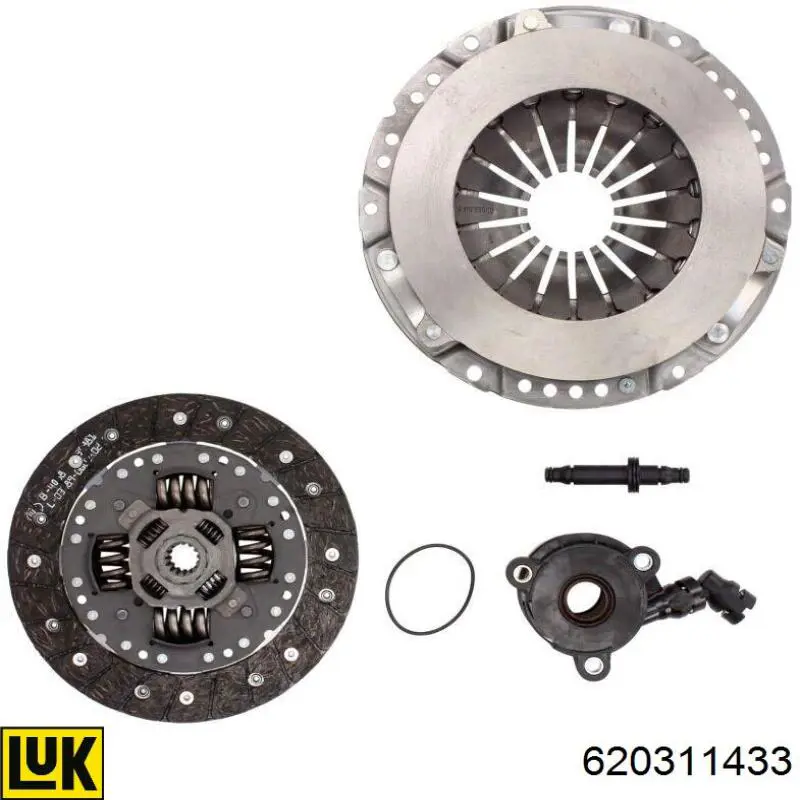 Комплект зчеплення (3 частини) LUK 620311433 ціна, від 144.25 USD