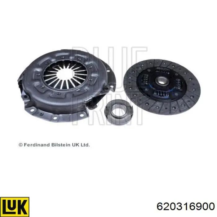 Комплект зчеплення (3 частини) LUK 620316900 ціна, від 179.54 USD