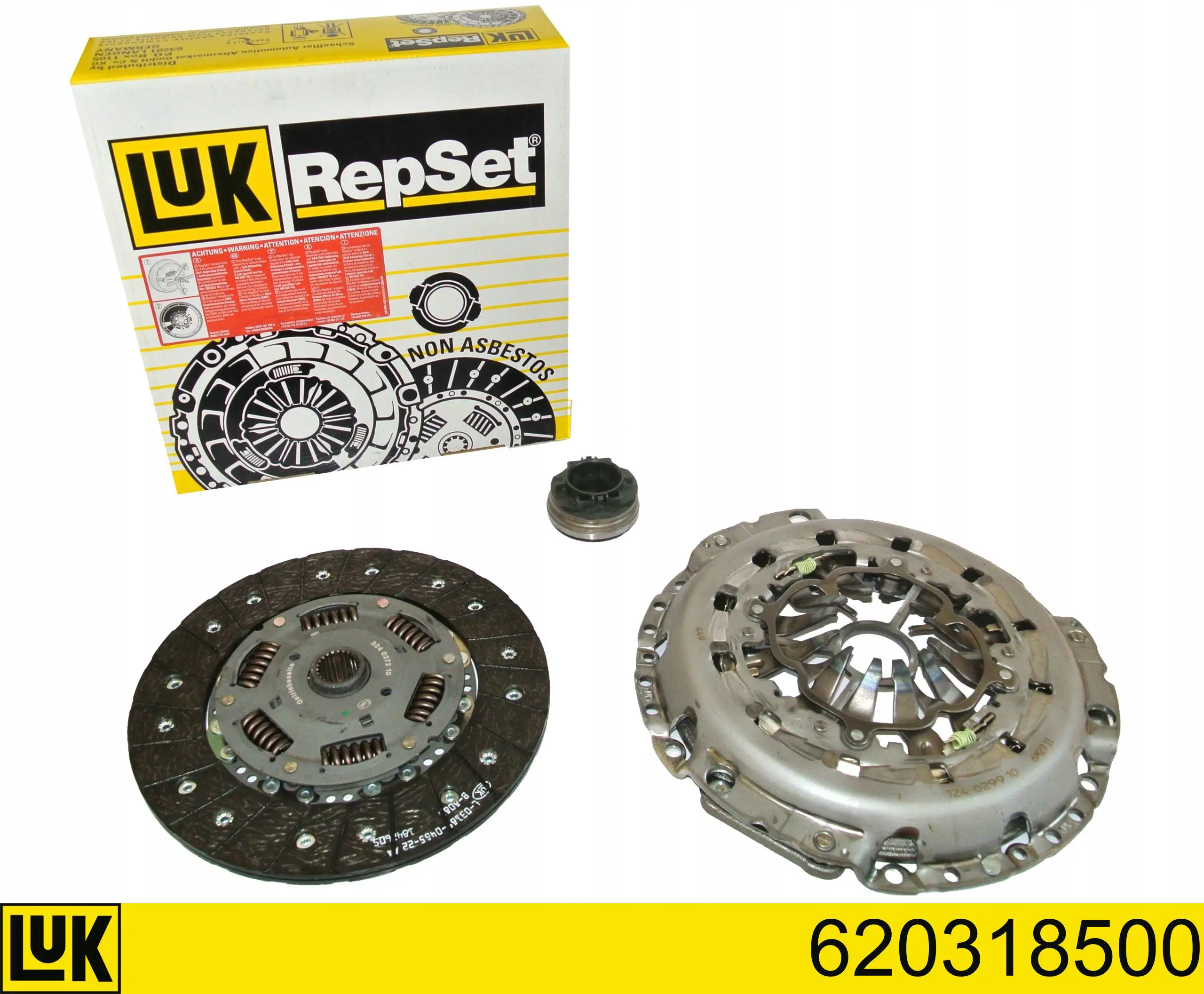 Комплект зчеплення (3 частини) LUK 620318500 ціна, від 148.61 USD