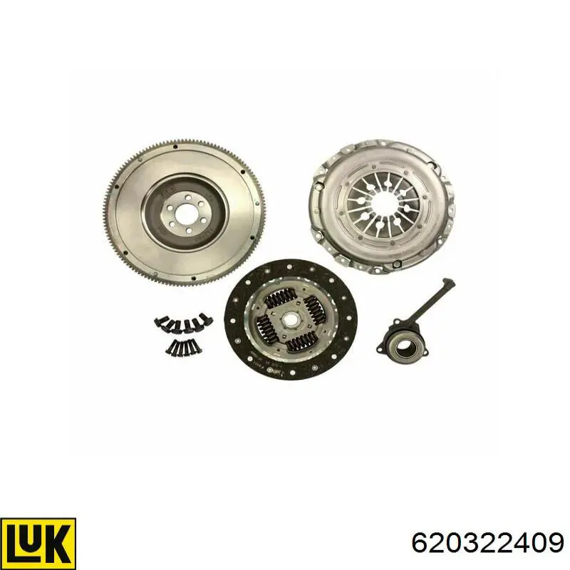 Купити 620322409 LUK Комплект зчеплення (диск, корзина, підшипник)