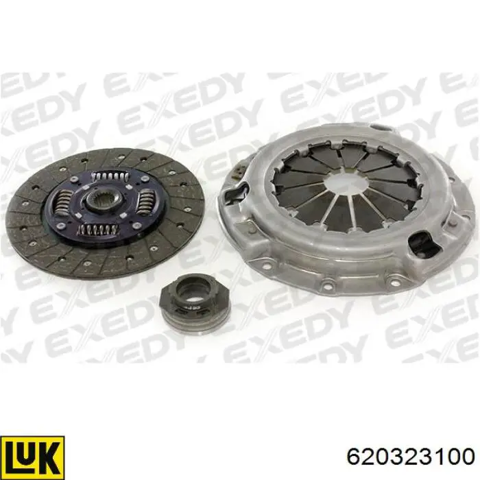 Комплект зчеплення (3 частини) LUK 620323100 ціна, від 118.00 USD