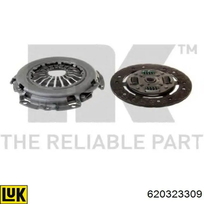 Купити 4N217540A1B Ford Комплект зчеплення (диск, корзина, підшипник)