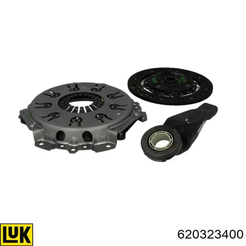 Комплект зчеплення (3 частини) LUK 620323400 ціна, від 165.44 USD
