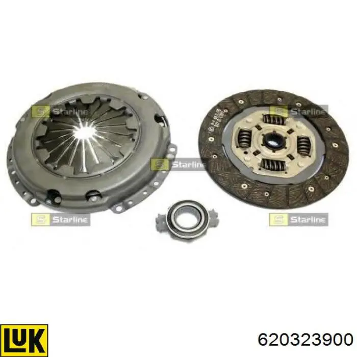 Комплект зчеплення (3 частини) LUK 620323900 ціна, від 139.26 USD